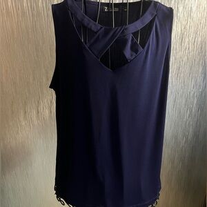Women’s 7th Avenue Navy Blue Sleeveless Top